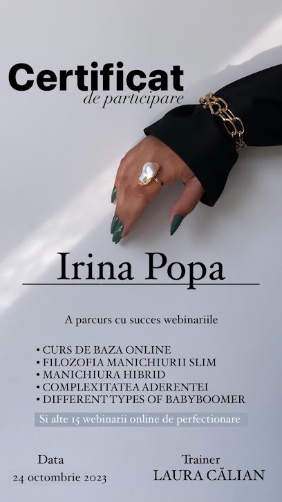 Irina Popa Nail tech:servicii de manichiura și pedichiura